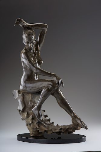 S039 Backbone Bronze Sculpture $7000 at Hunter Wolff Gallery